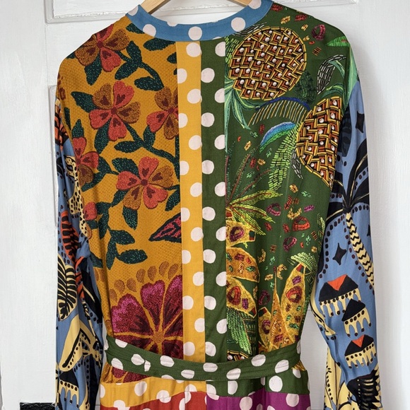 FARM RIO EARTH RAINBOW SHIRT DRESS - Picture 8 of 15